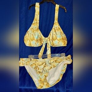Antonio Melani Snake Print Bikini Set